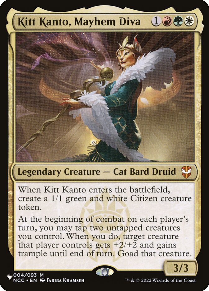 Kitt Kanto, Mayhem Diva card front