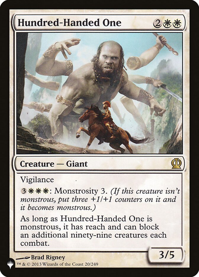 Hundred-Handed One card front