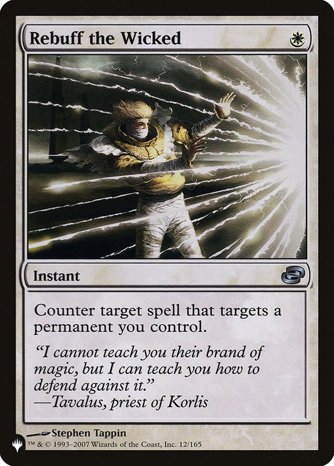Rebuff the Wicked card front