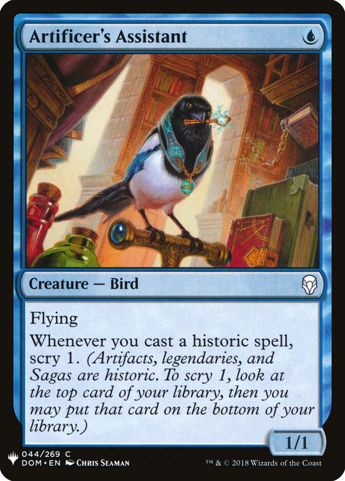 Artificer's Assistant card front