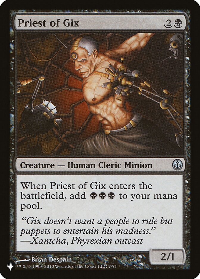 Priest of Gix card front