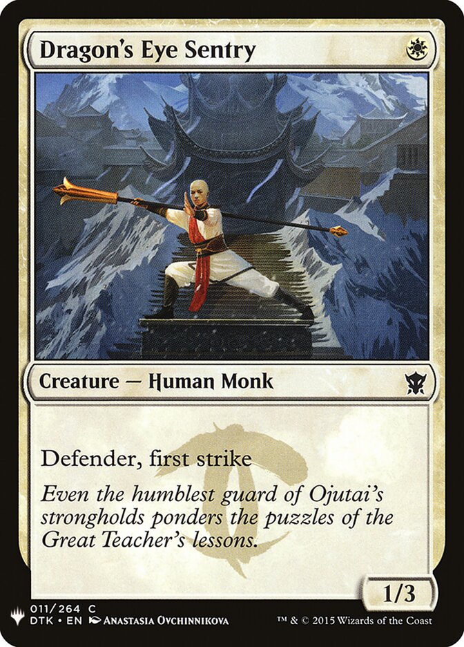 Dragon's Eye Sentry card front