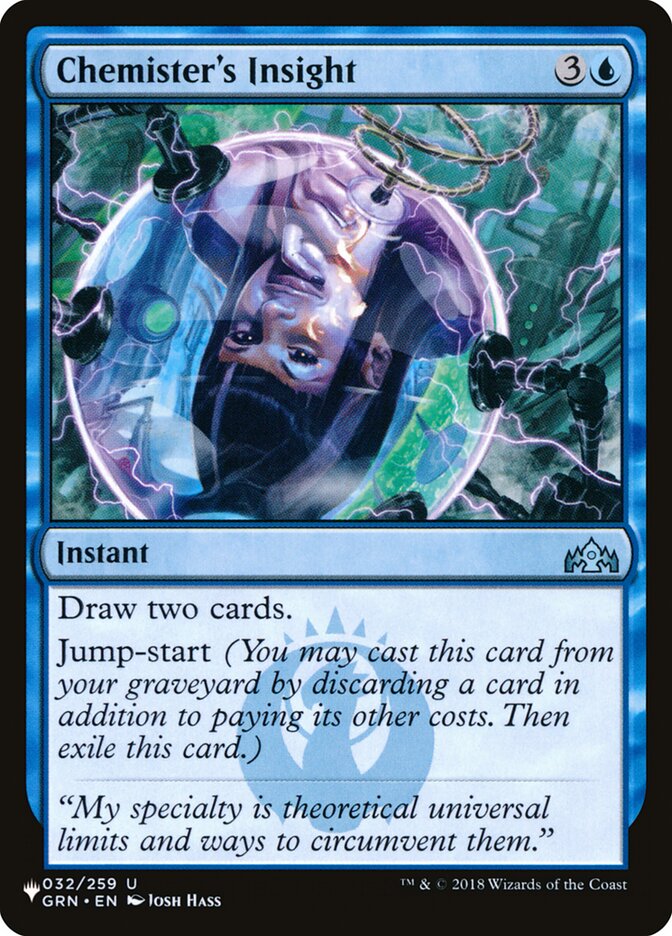 Chemister's Insight card front