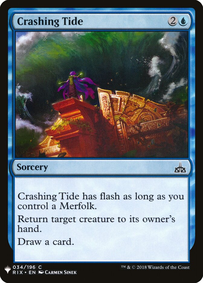 Crashing Tide card front