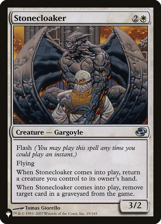 Stonecloaker card front