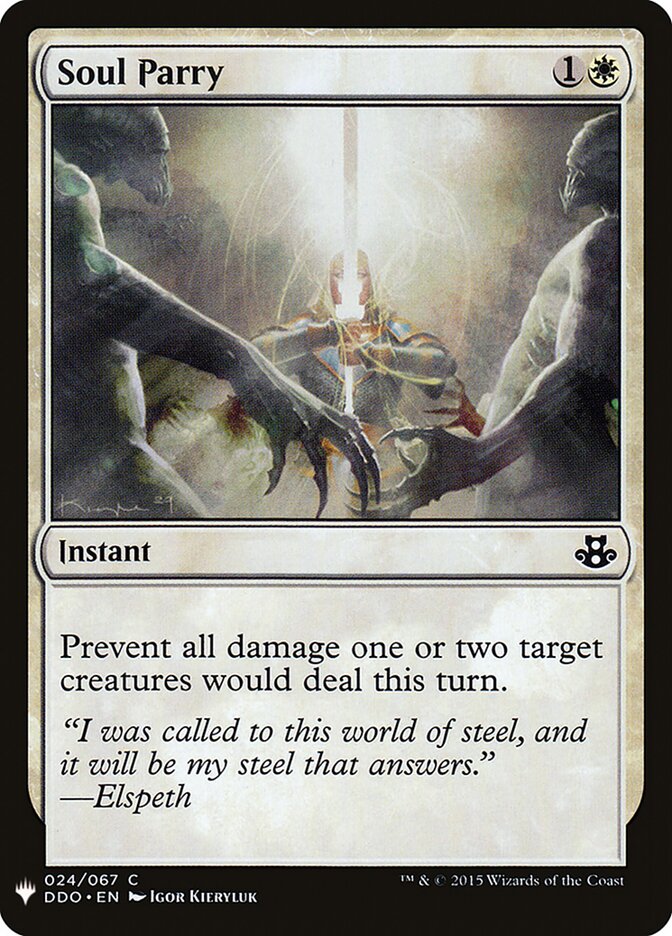 Soul Parry card front