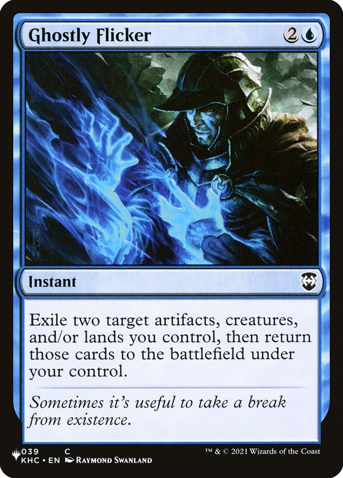 Ghostly Flicker card front
