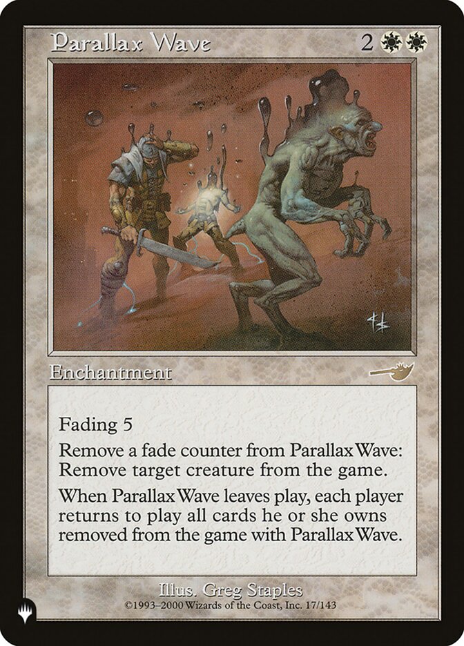 Parallax Wave card front