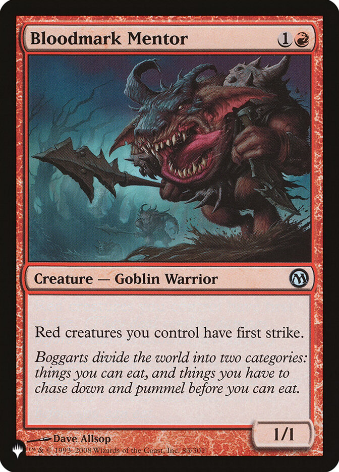 Bloodmark Mentor card front