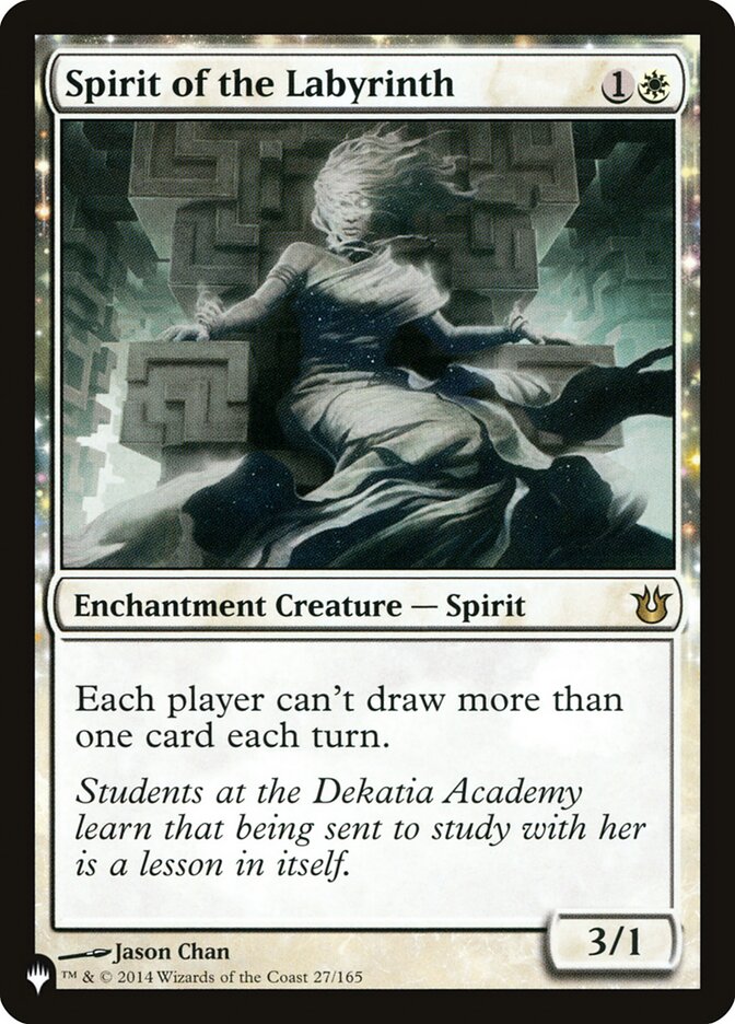 Spirit of the Labyrinth card front
