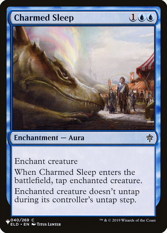 Charmed Sleep card front