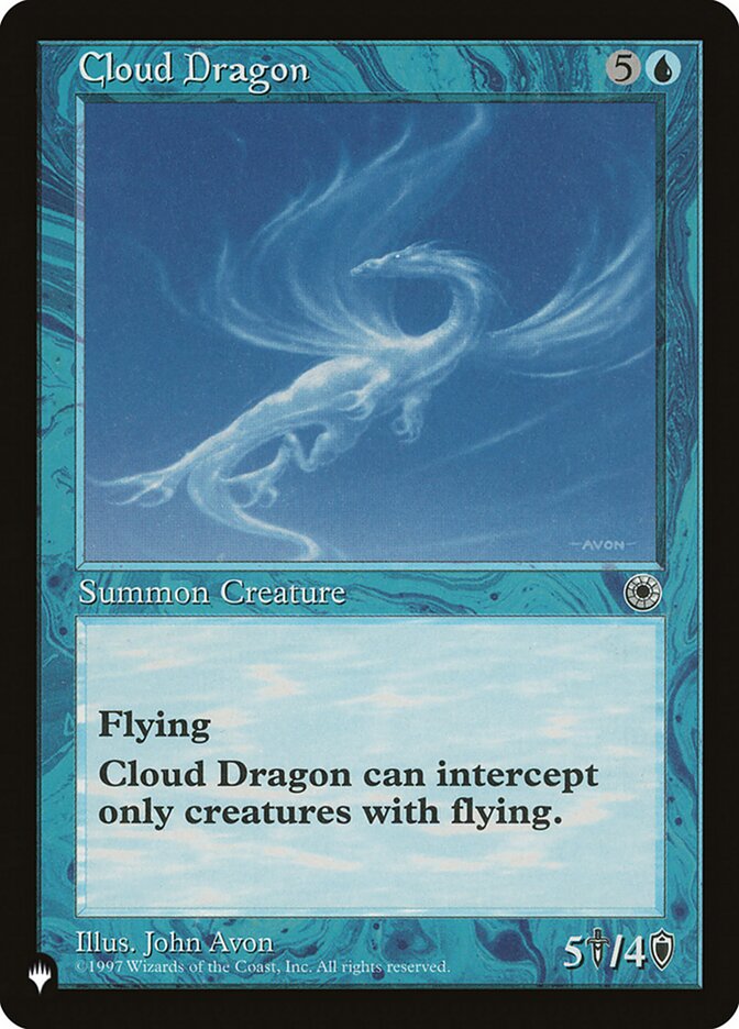 Cloud Dragon card front