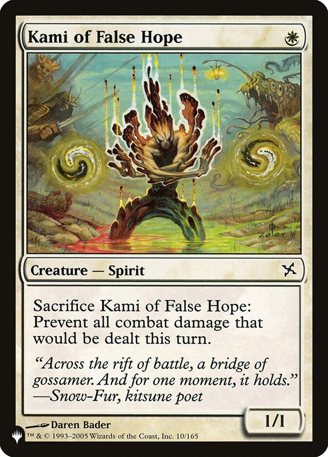 Kami of False Hope card front