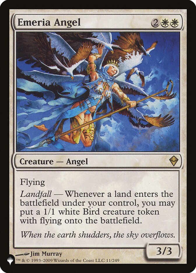 Emeria Angel card front