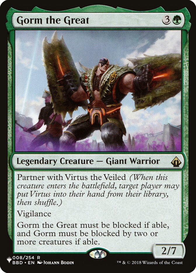 Gorm the Great card front