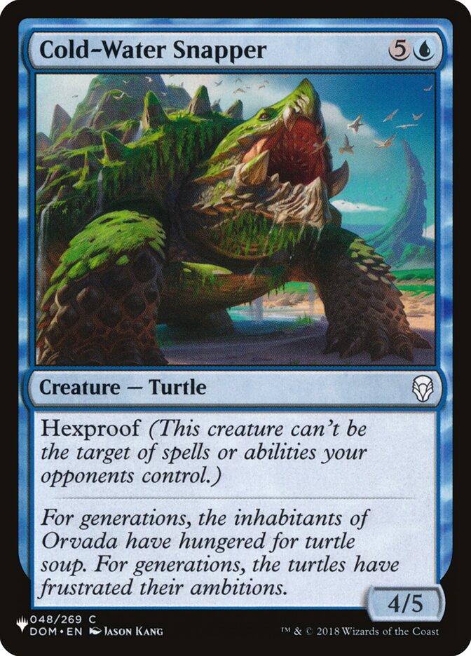 Cold-Water Snapper card front