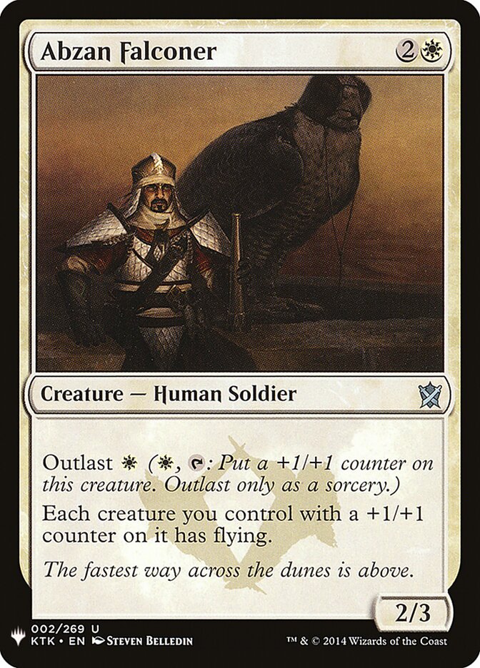 Abzan Falconer card front