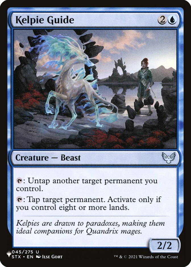 Kelpie Guide card front