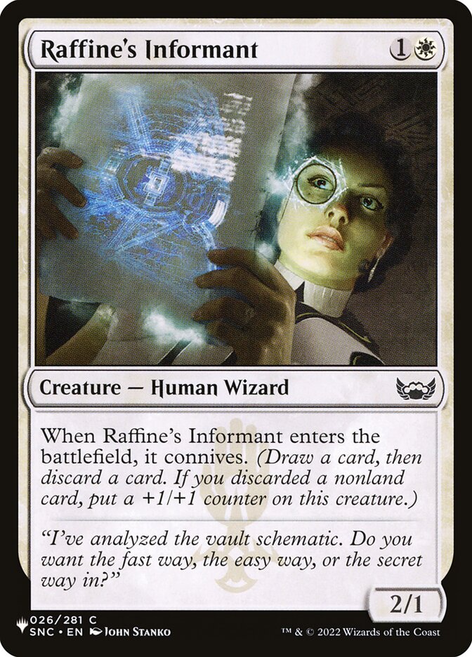 Raffine's Informant card front