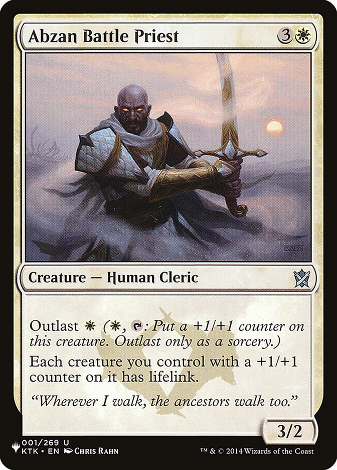 Abzan Battle Priest card front
