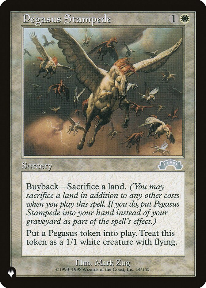 Pegasus Stampede card front