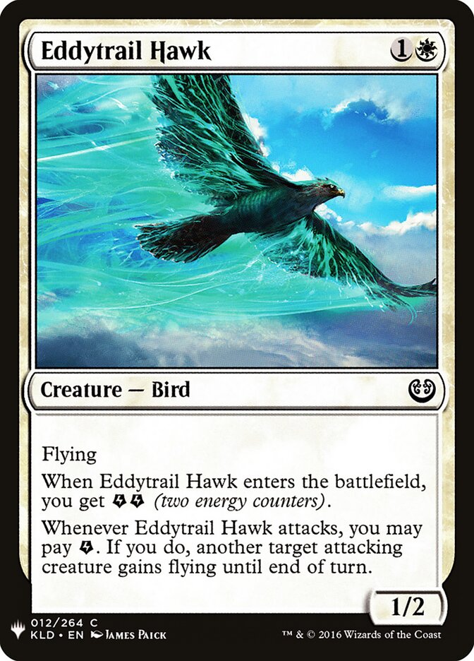 Eddytrail Hawk card front