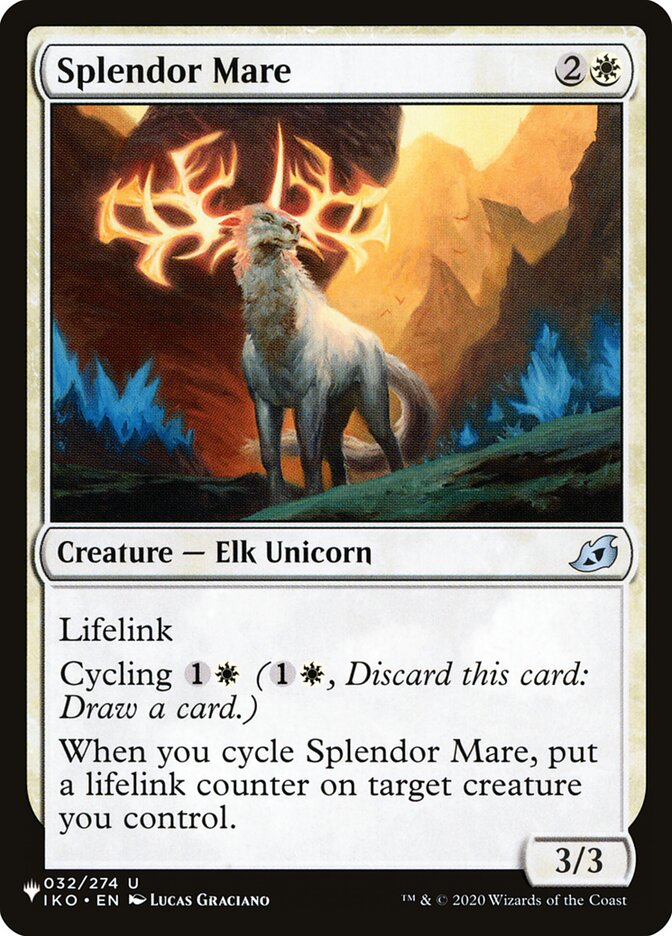Splendor Mare card front