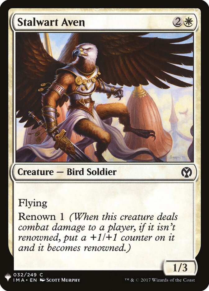 Stalwart Aven card front