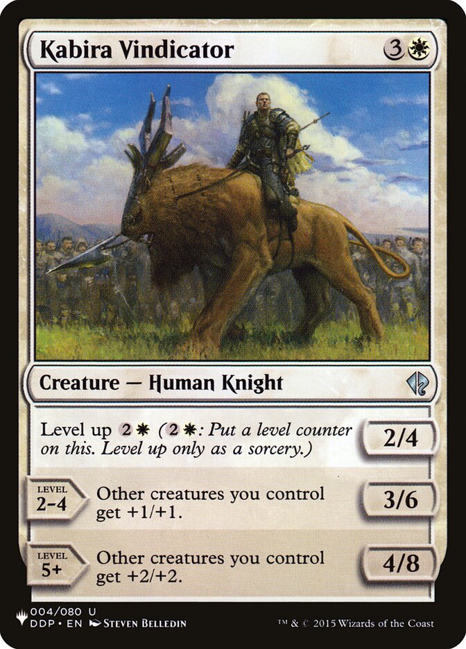Kabira Vindicator card front