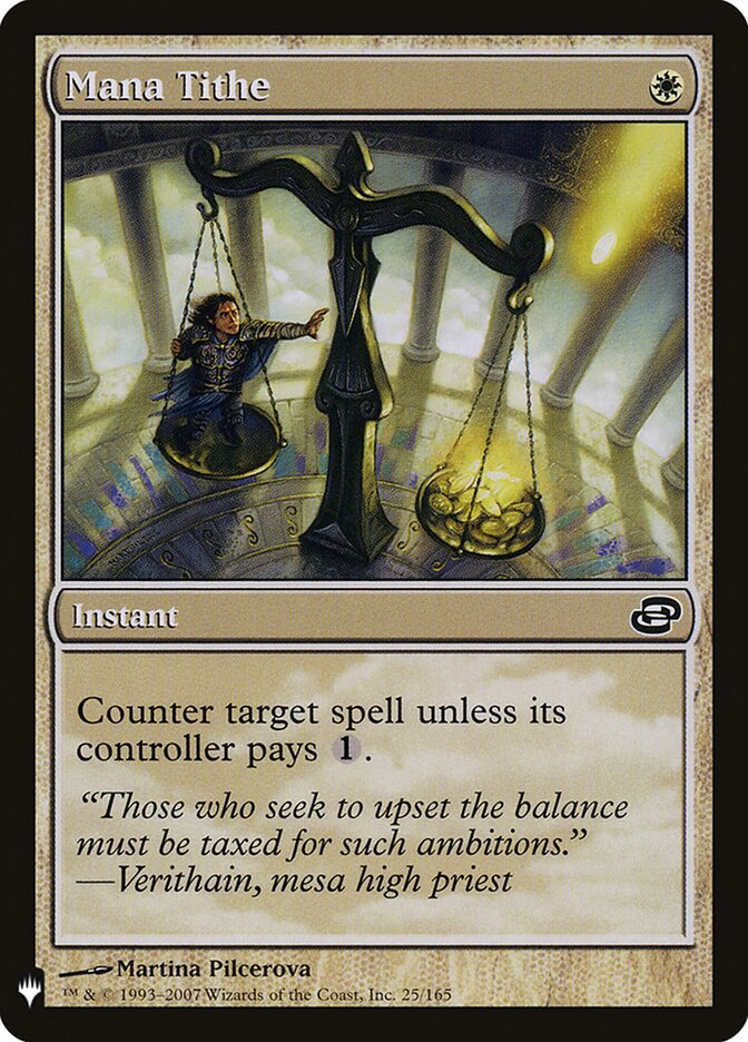 Mana Tithe card front