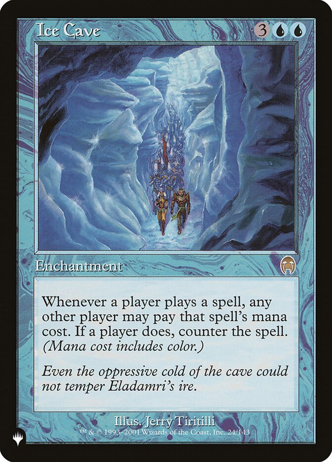 Ice Cave card front