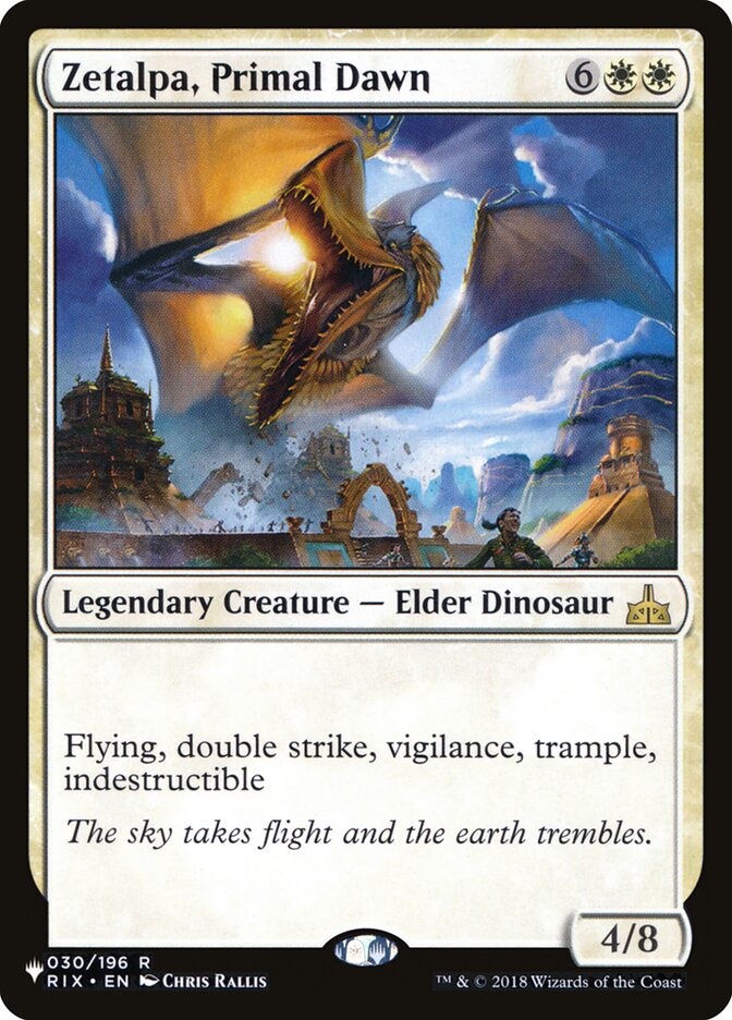 Zetalpa, Primal Dawn card front