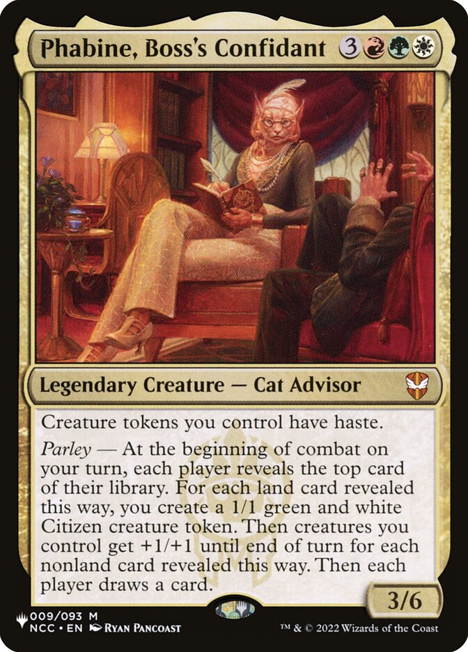 Phabine, Boss's Confidant card front
