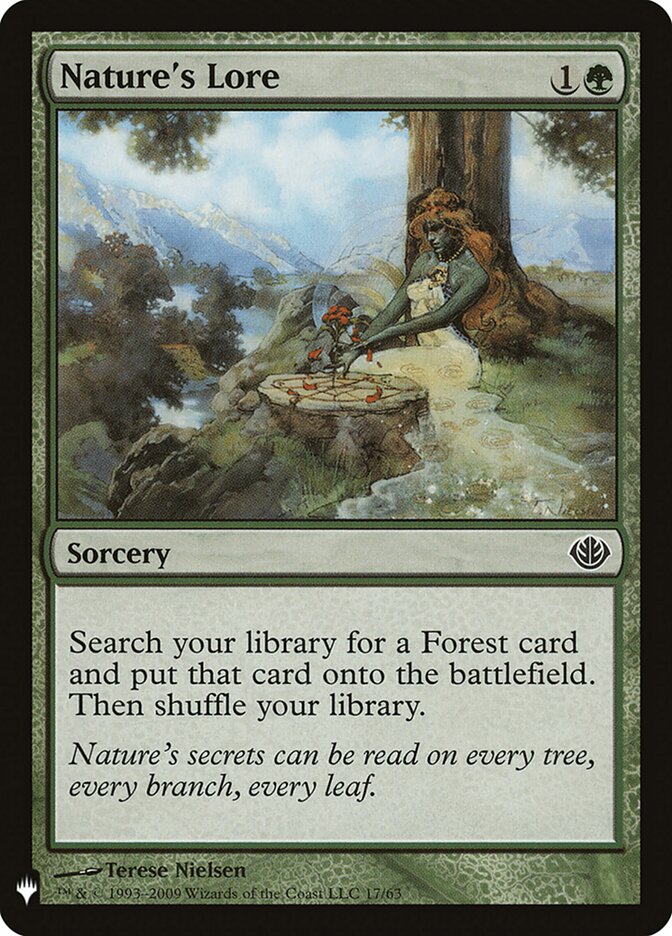 Nature's Lore card front