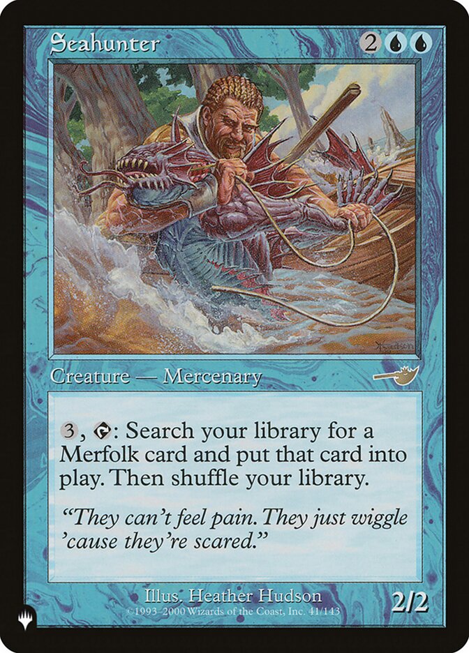Seahunter card front