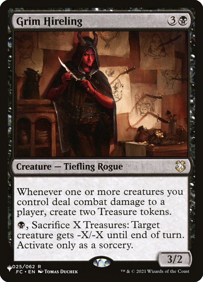 Grim Hireling card front
