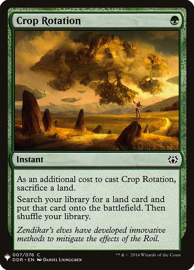 Crop Rotation card front