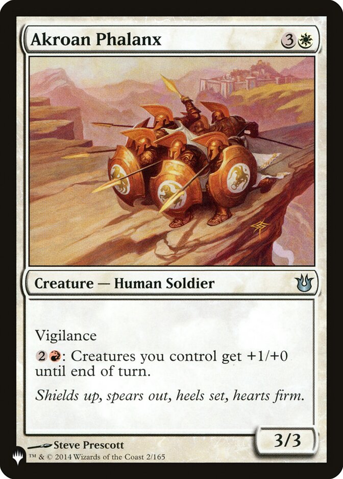 Akroan Phalanx card front