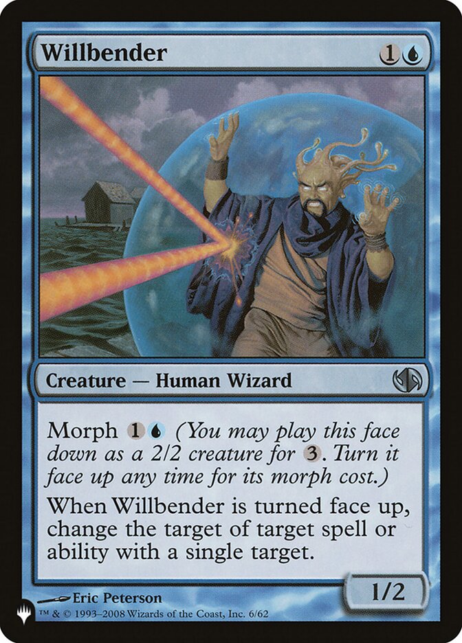 Willbender card front