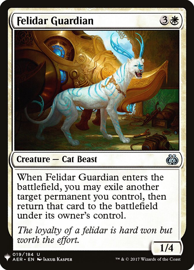 Felidar Guardian card front