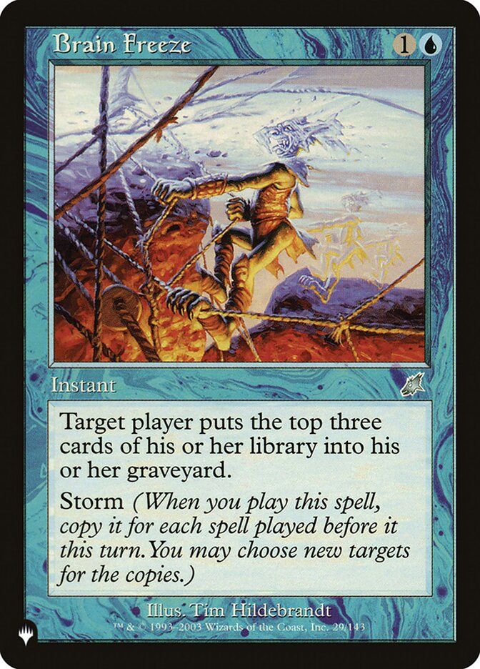 Brain Freeze card front