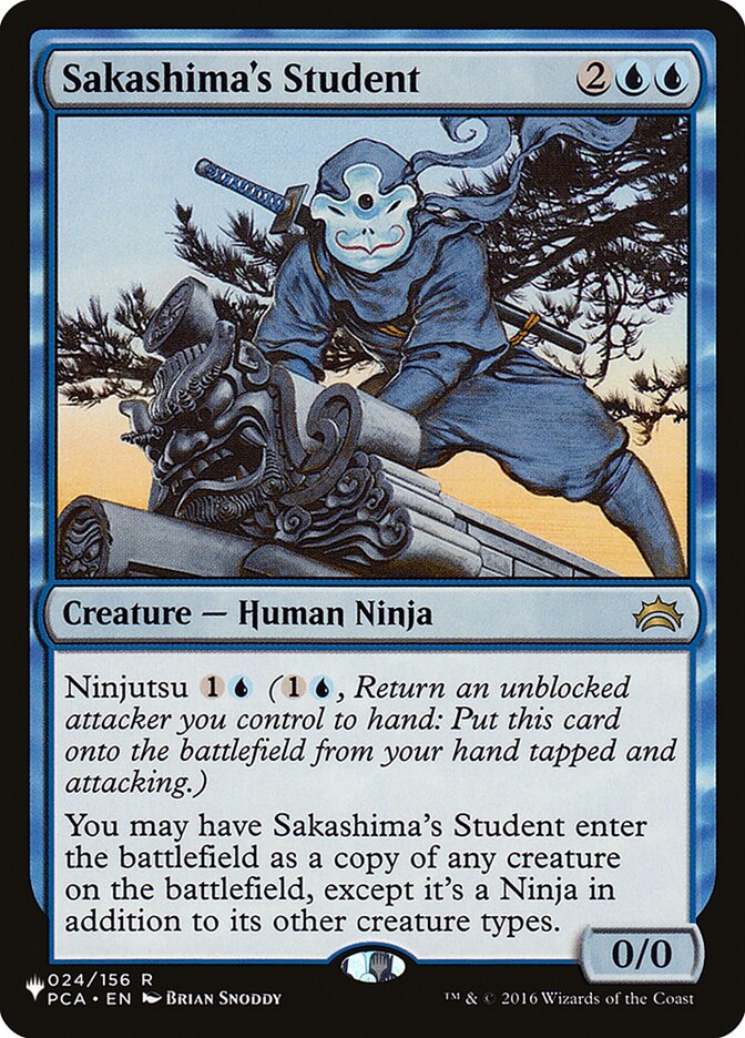 Sakashima's Student card front