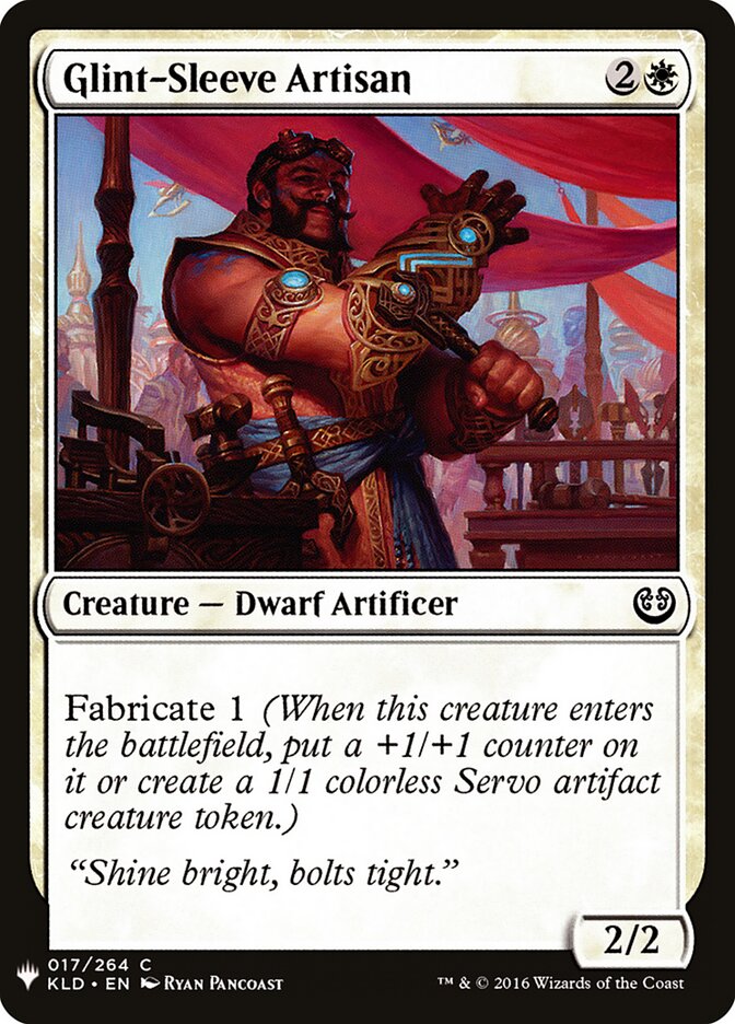 Glint-Sleeve Artisan card front