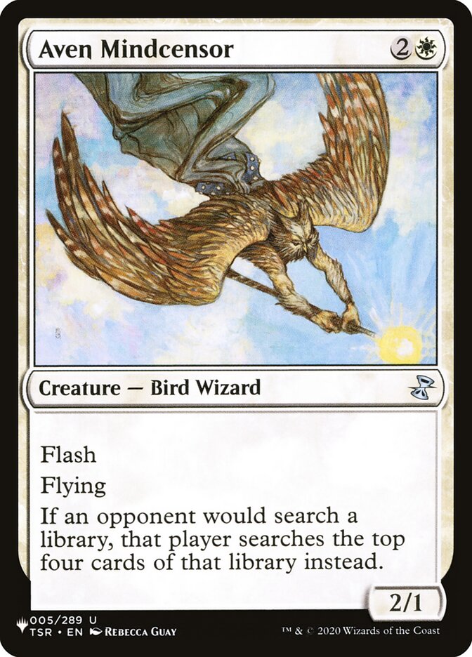 Aven Mindcensor card front