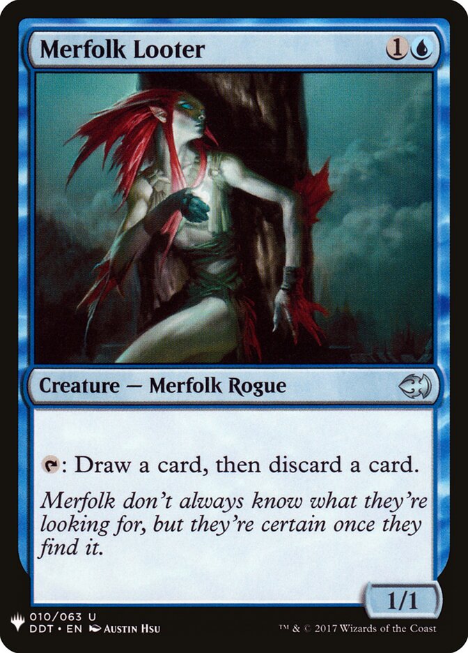 Merfolk Looter card front