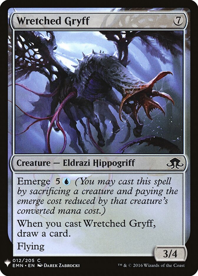 Wretched Gryff card front