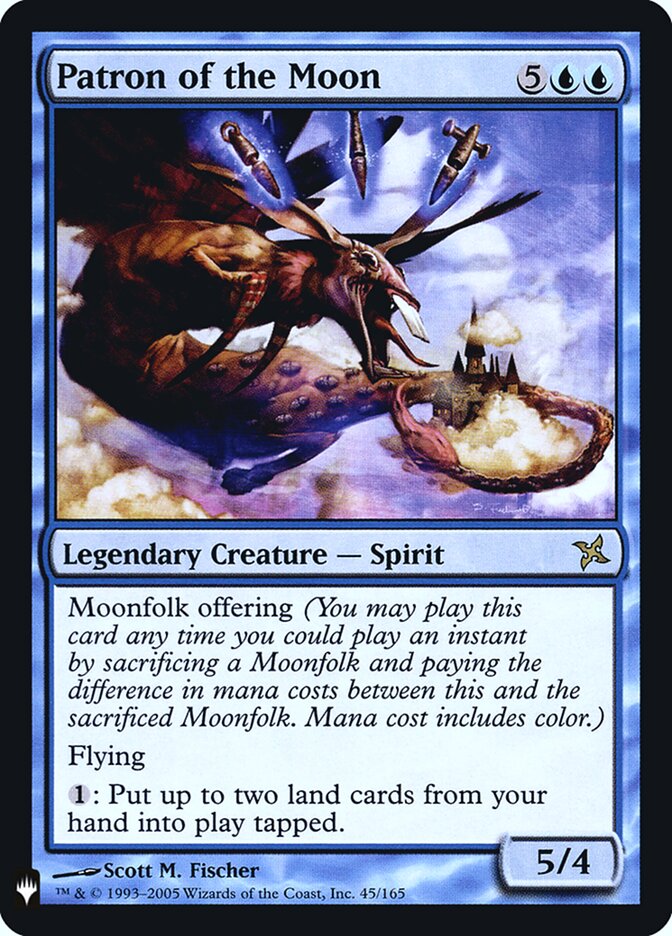 Patron of the Moon card front