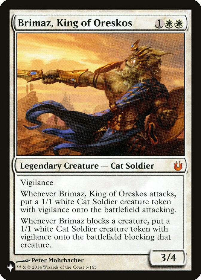 Brimaz, King of Oreskos card front