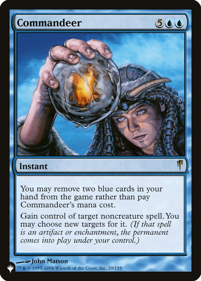 Commandeer card front