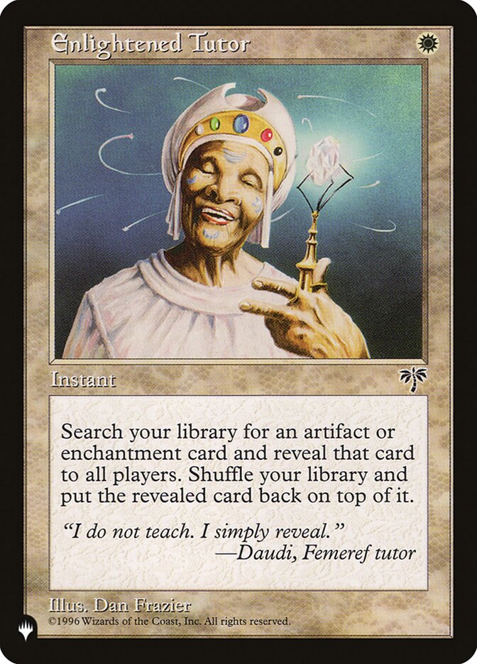 Enlightened Tutor card front